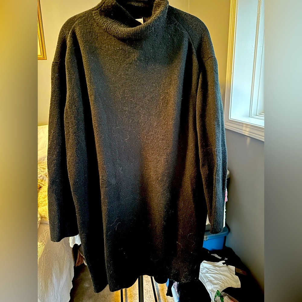 Target, A new day, mock neck, black sweater, dress size M, new with tags
